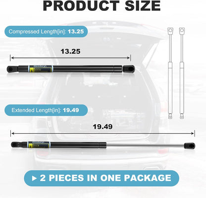 2 Pack Liftgate Supports Struts Shocks for Hyundai Santa Fe 2013 2014 PM3316