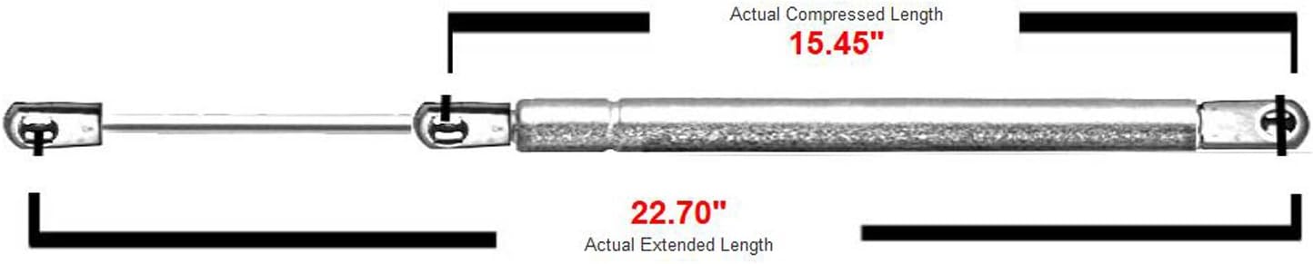 2 Pcs Rear Hatch Liftgate Lift Supports 6156 Struts for 2007-14 Suburban 1500,2007-13 Suburban 2500,2007-14 Tahoe,2007-14 GMC Yukon