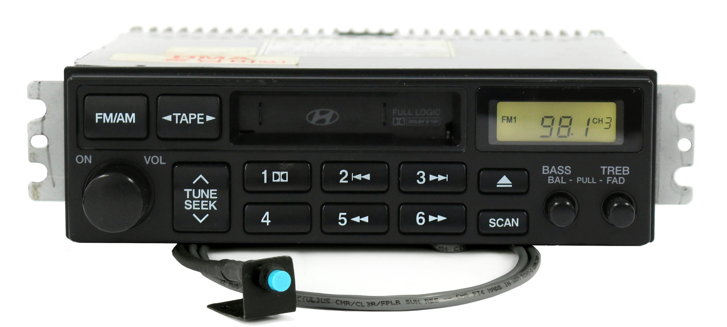 Part No. 96140-25308 96HK. 2003 2004 2005 2006 Hyundai Accent AM FM Radio Cassette Bluetooth Pigtail