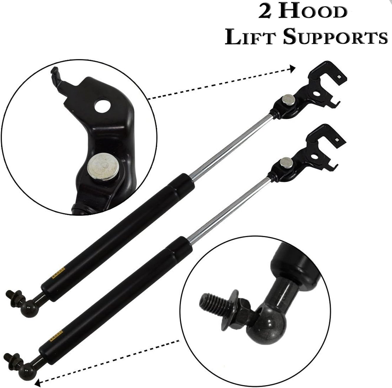 2 Pack Front Hood Lift Supports Shocks Struts Rods for 1991-1996 Camry,1992-1996 ES300,1994-1997 Holden Apollo 4217L-R 4217L 4217R