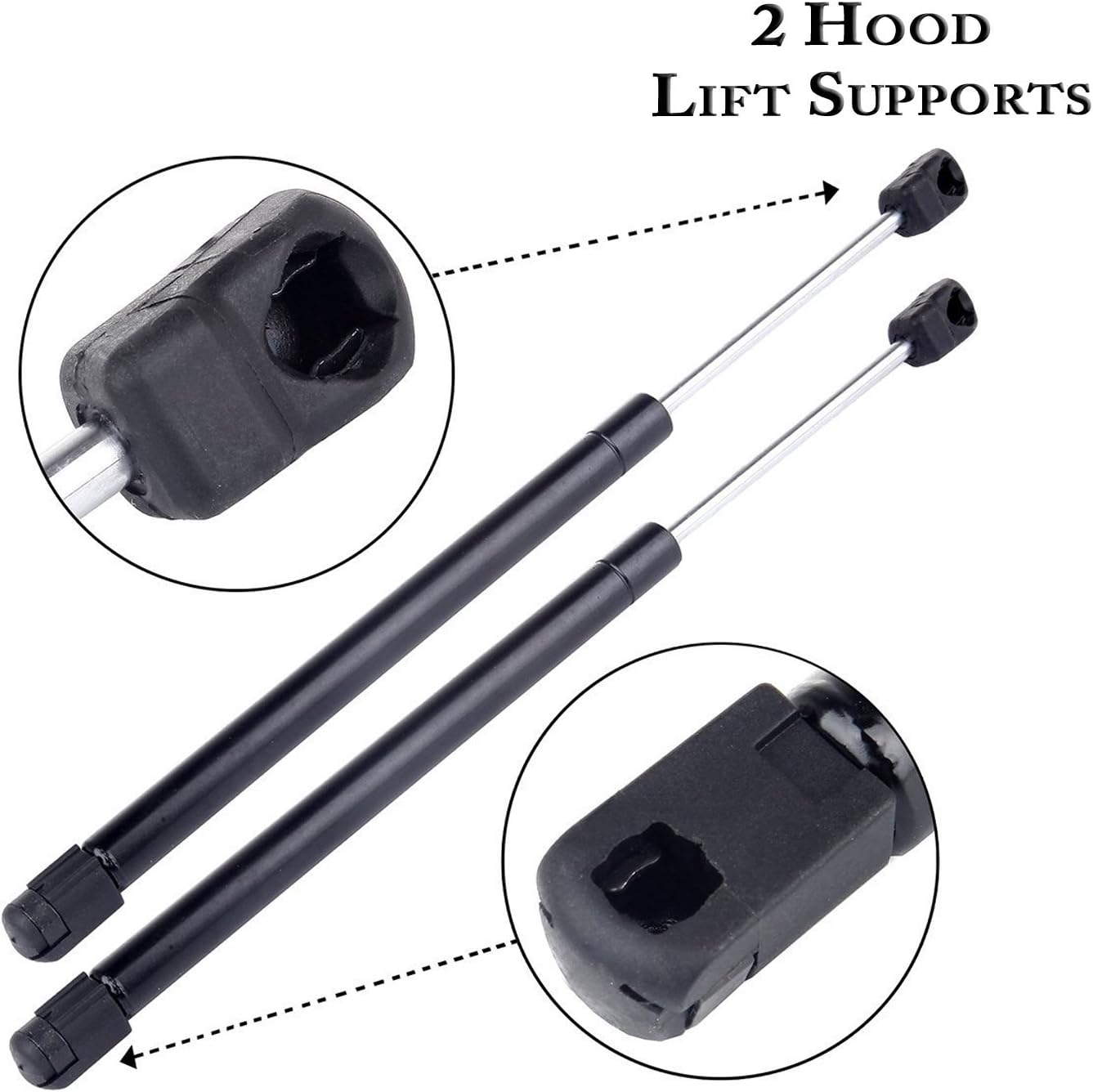 2 Pack Front Hood SG404016 8195691 Lift Support Struts Prop Rods Shocks for 1997-2006 Ford Expedition,1995-2004 Ford F-150 Ford F-250 Compatible with 4478 Lift Support Struts